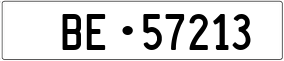 Truck License Plate